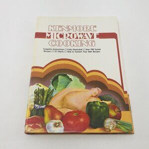 Vintage Sears Kenmore Microwave Cooking Cookbook Recipe Book Picture Beginner